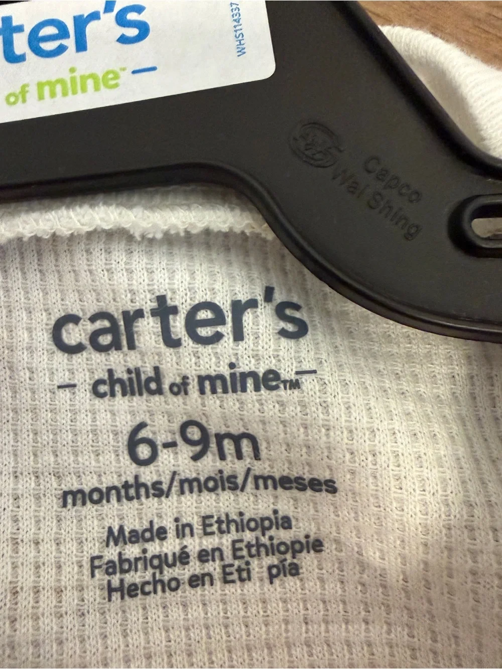 NWT - Carter's Child of sleep ‘N play CONSTRUCTION (6-9 months)